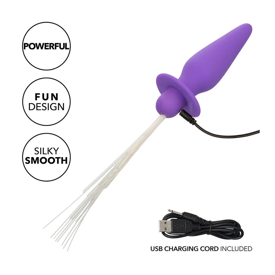 CALEXOTICS - SOUTHERN LIGHTS LIGHT UP ANAL PLUG 10 VIBRATIONS SILIKONIPUPURA